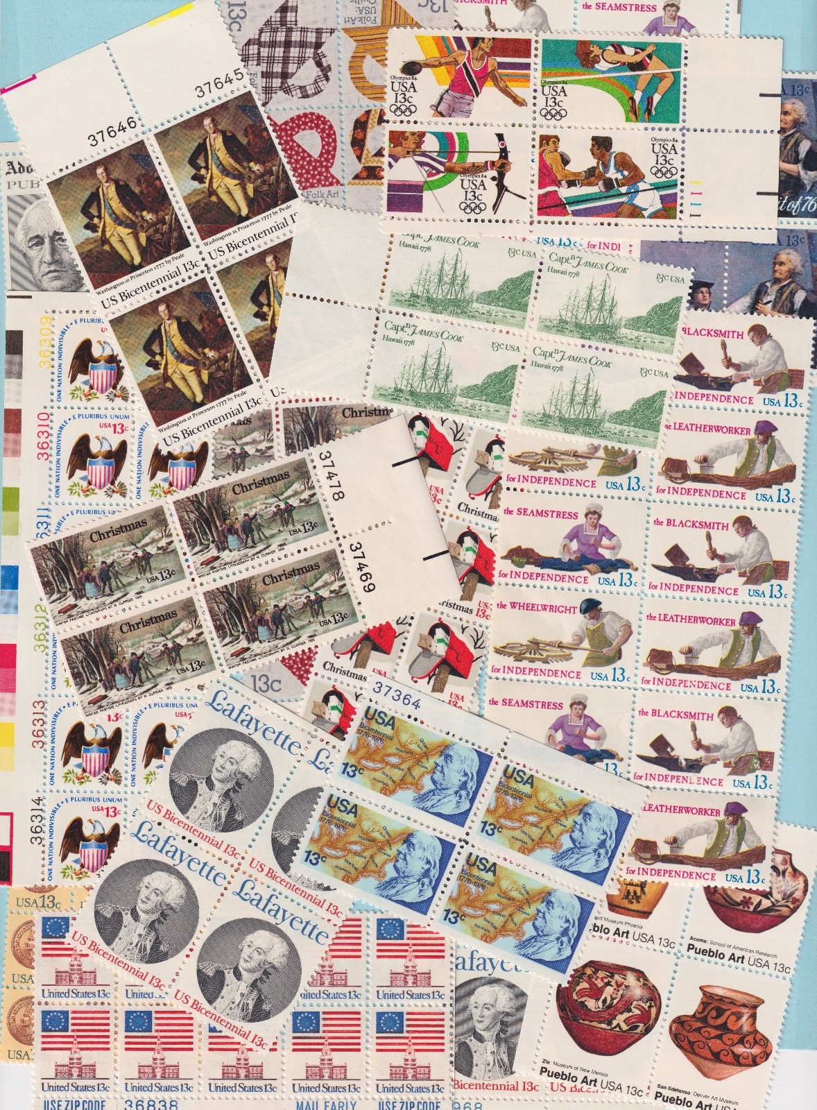 UNITED STATES DISCOUNT POSTAGE STAMPS FACE VALUE $100 OF 13 CENT STAMPS!