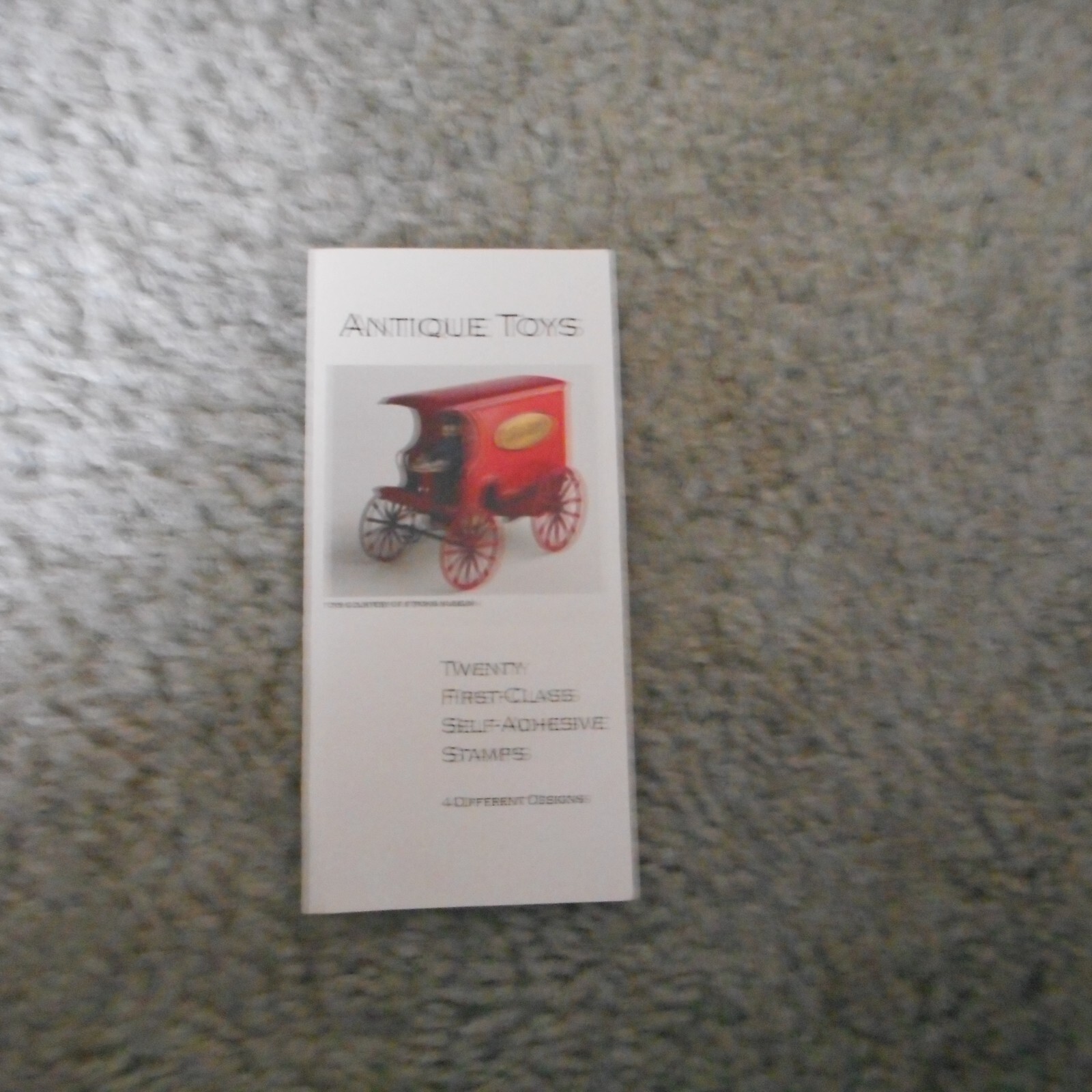 US MNH # 3629E ANTIQUE TOYS 2002 BOOKLET PANE OF 20 First Class Stamps