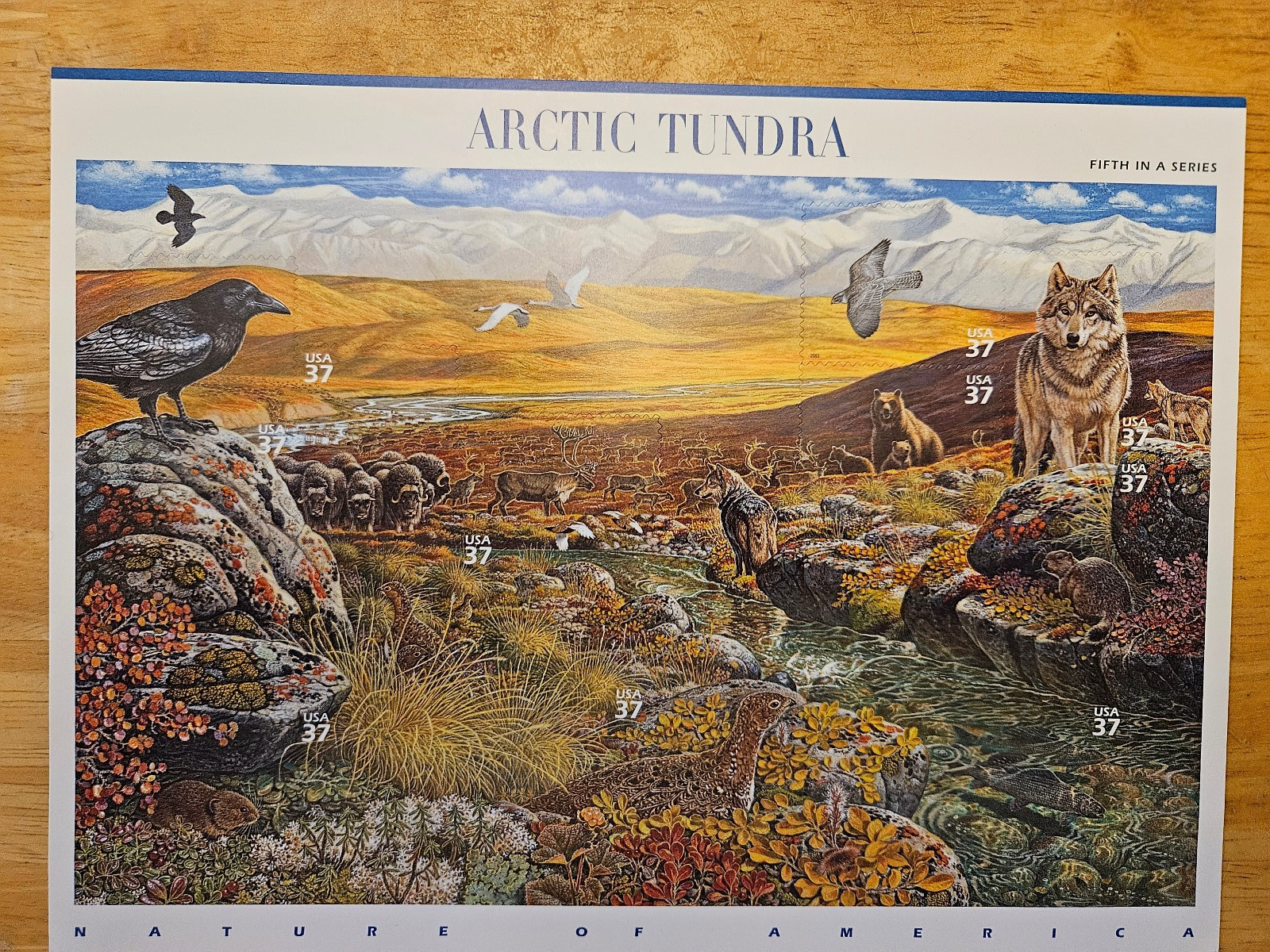 SCOTT 3802 Sheet of 10 ARCTIC TUNDRA 37¢ stamps MNH Face Value $3.70
