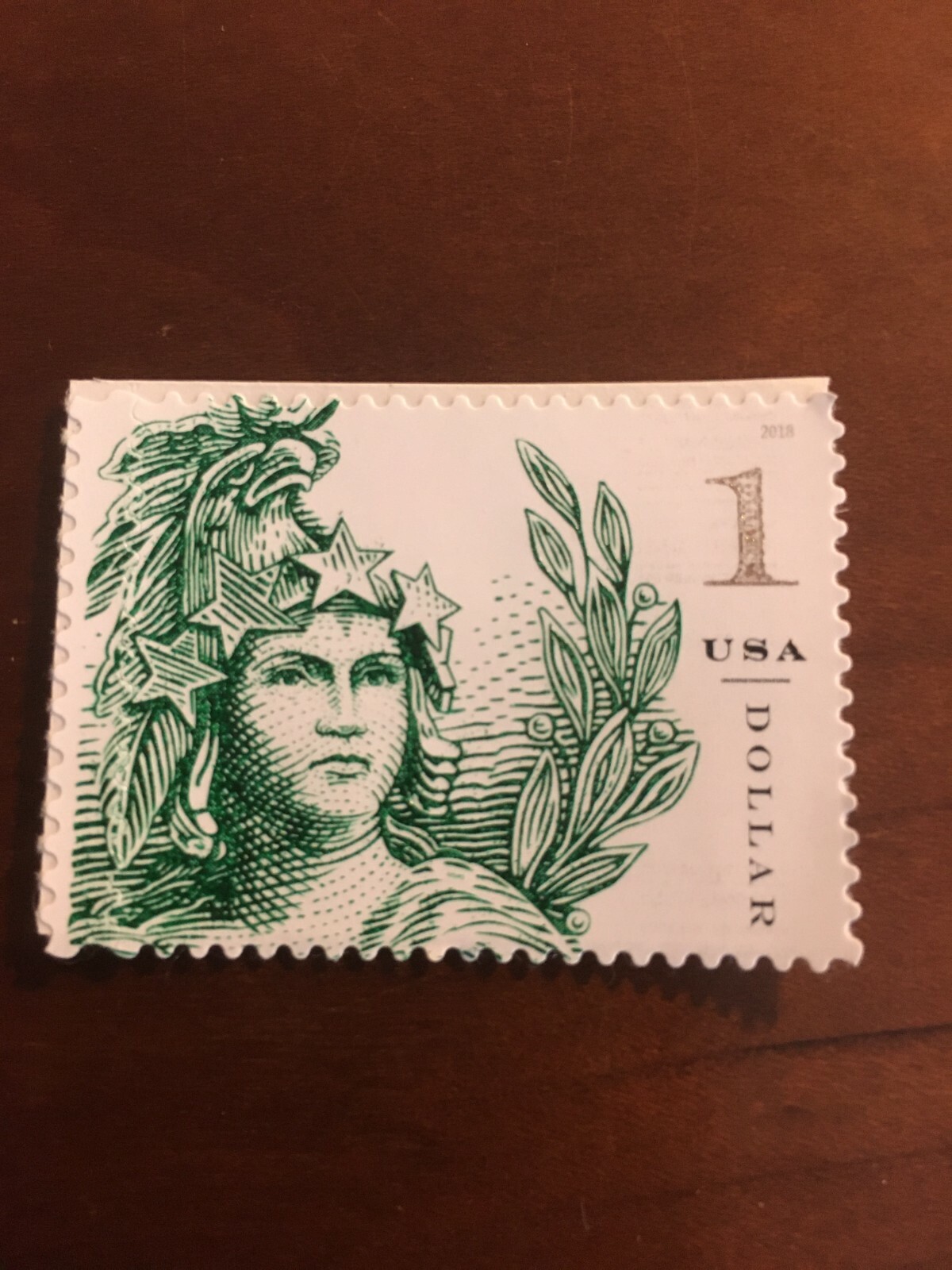 Sc # 5295 $1.00 2018 Statue of Freedom Mint Never Hinged