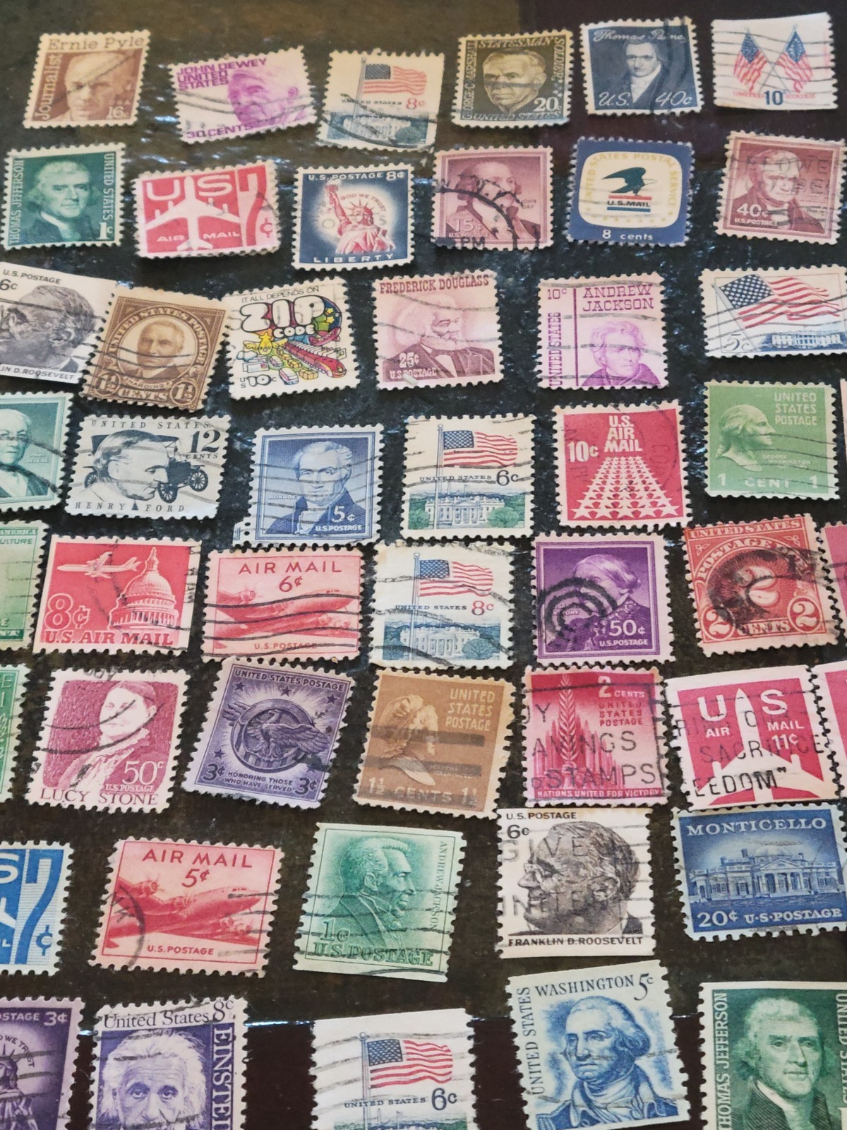 Lot of Vtg US Postage Stamps Assorted Mixed American Collection Commemoratives
