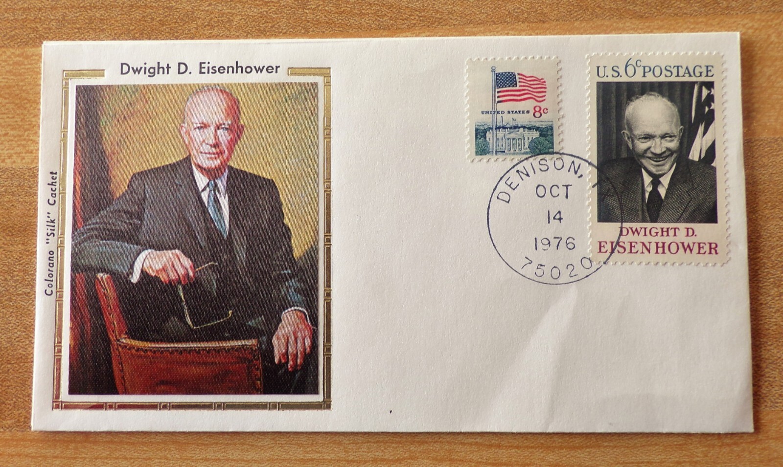 Stamp – Dwight Eisenhower, , 10-14-1976, Colorano”, PLEASE READ DESCRIPTION