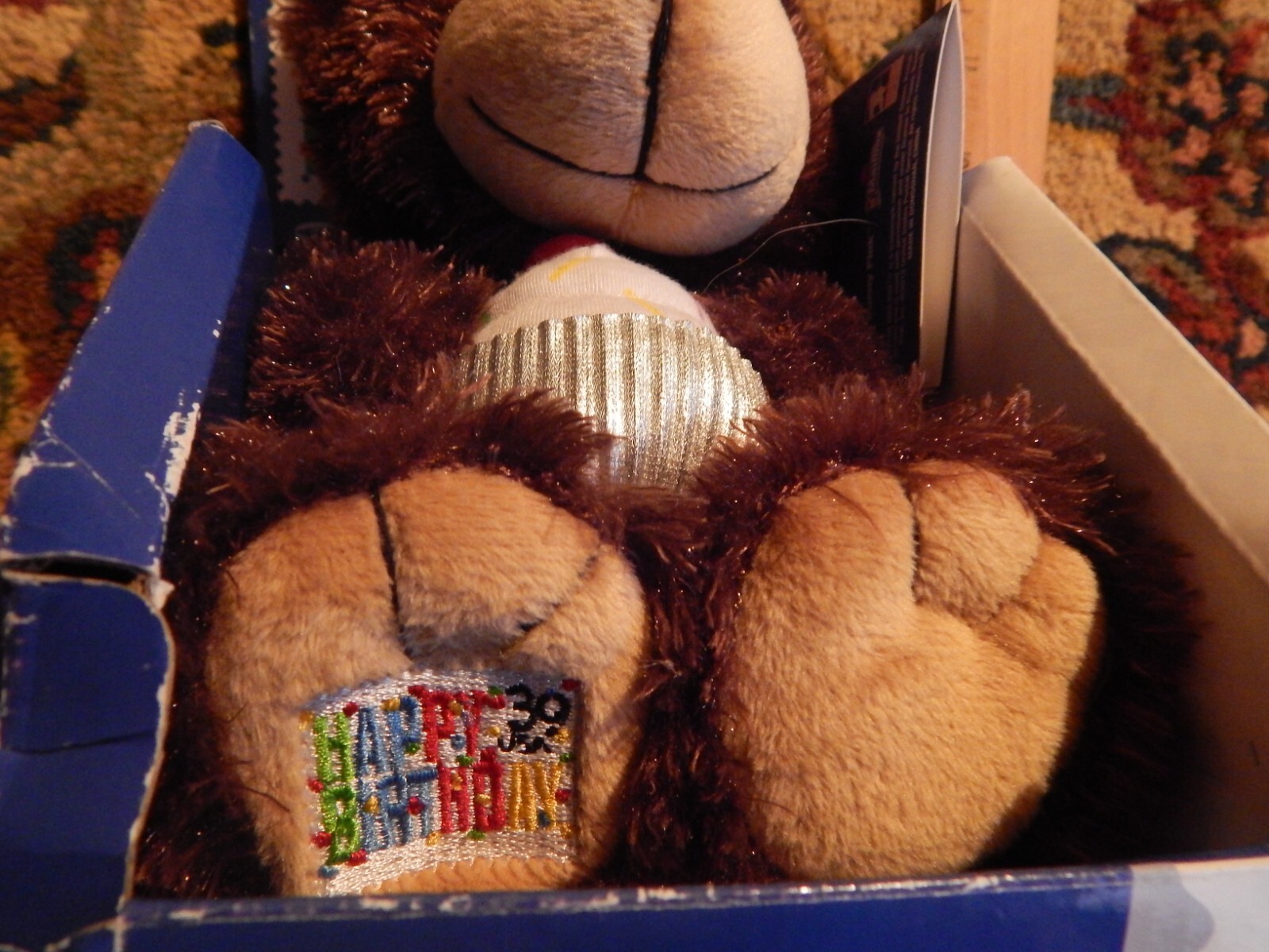 USPS ~ 39c Happy Birthday Stamp ~ Plush Bear & Cupcake ~ 2012 Ltd Promo