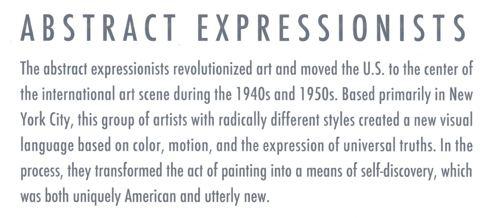 USA 2010 ABSTRACT EXPRESSIONISTS TEN STAMPS 44 ¢ SCOTT 4444 HIGH IN VALUE MNH