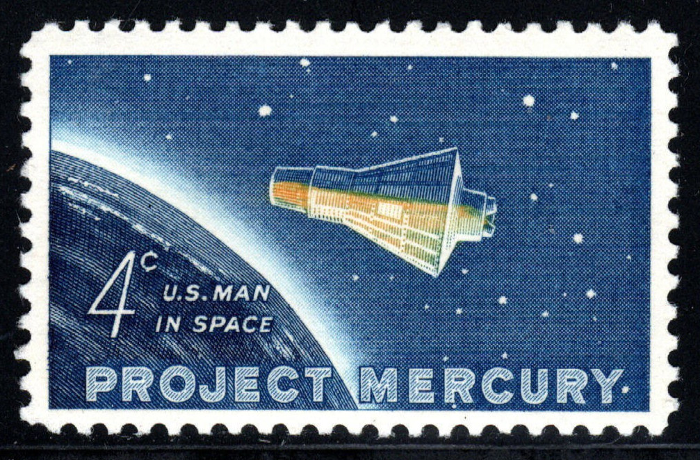 US Stamp – (circa 1962) – 4¢ Project Mercury – SC# 1193 – MNH