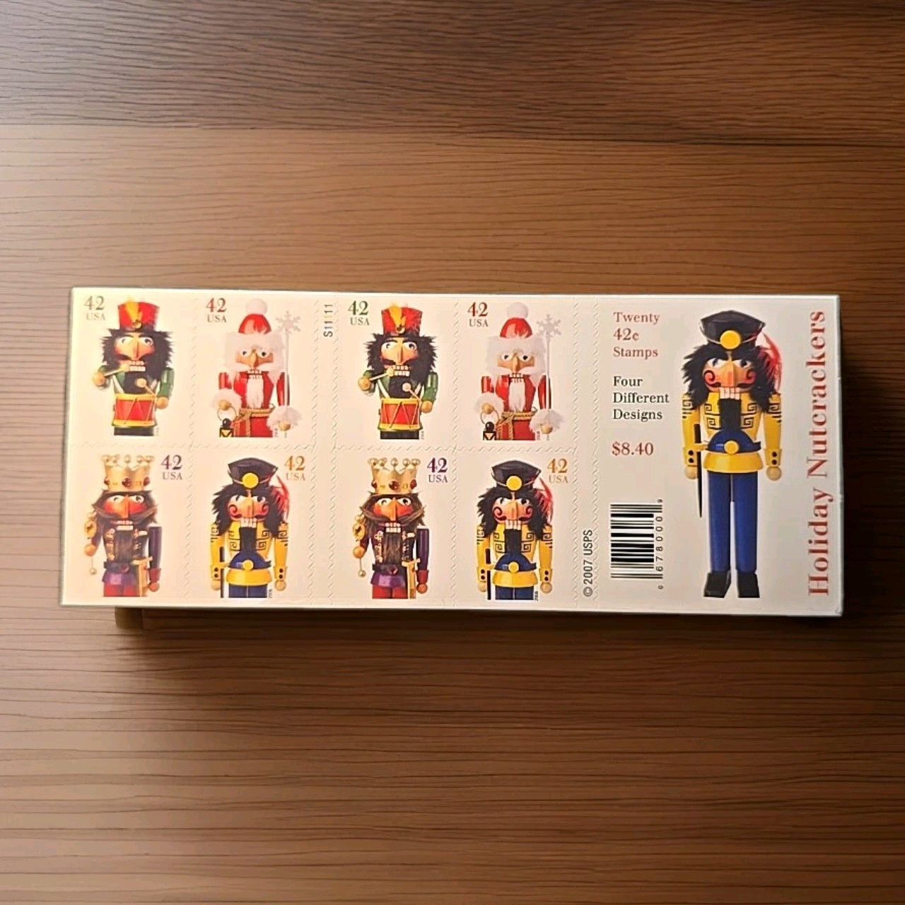 U.S. Scott #4360-63 Christmas Nutcracker 42 Cent Booklet Of 20 MNH Stamps