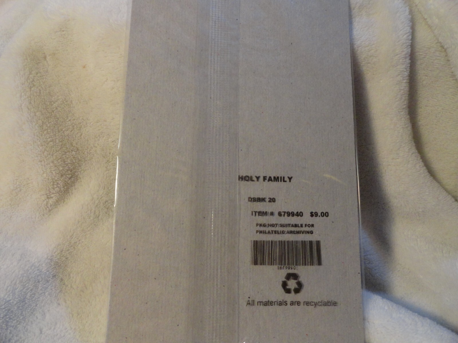 Sealed Holy Family 2011 Christmas 20 Forever Stamps