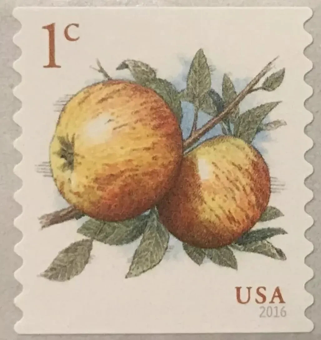 APPLES – 2016 – Packet of fifteen 1cent (1c) Postage Stamps – Scott #5037