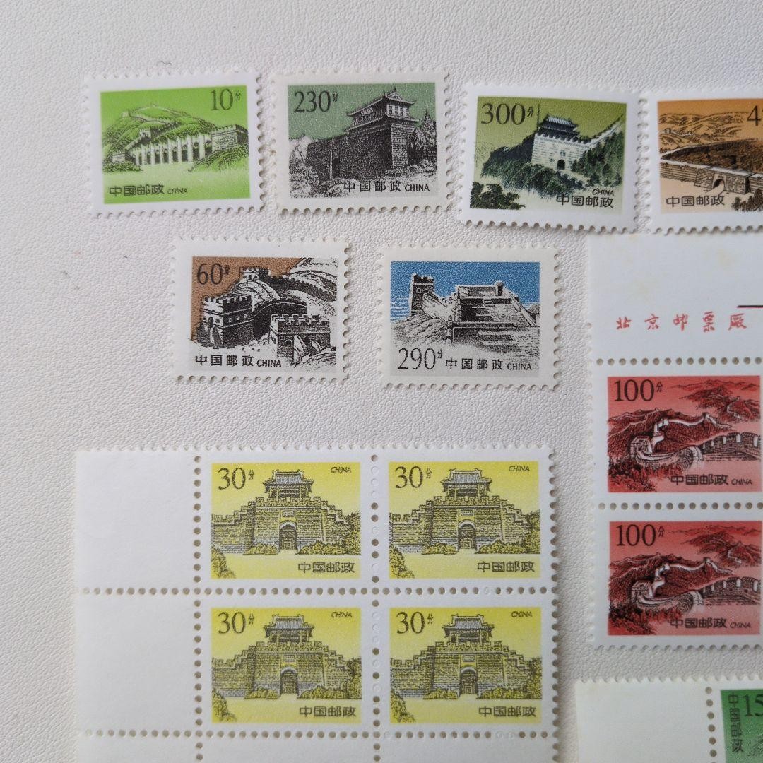 China Stamps, Regular Issue 28 and 29, “Great Wall”, 24 types complete (12