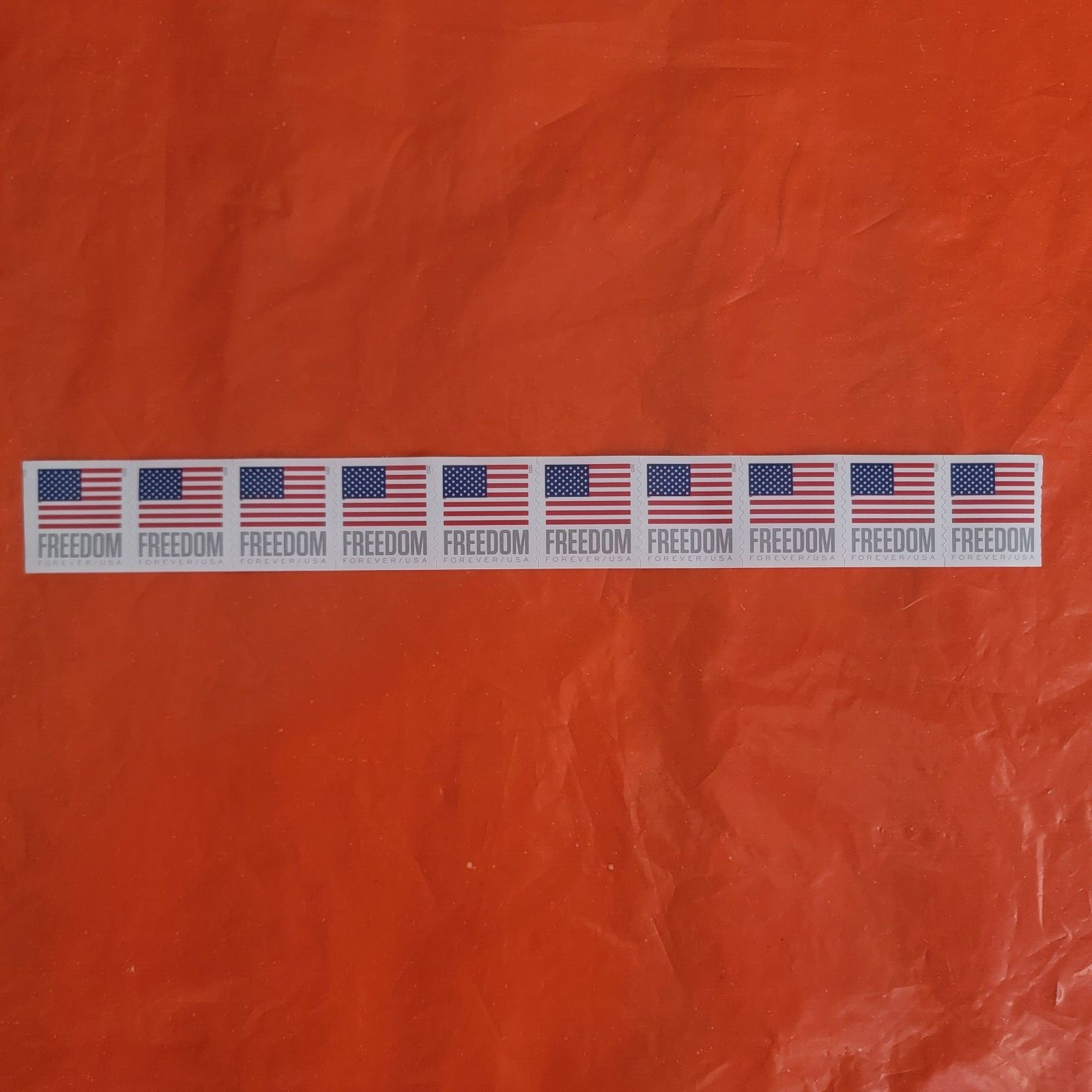 2023 US Flags Forever First Class Postage Stamps – 10 Stamps