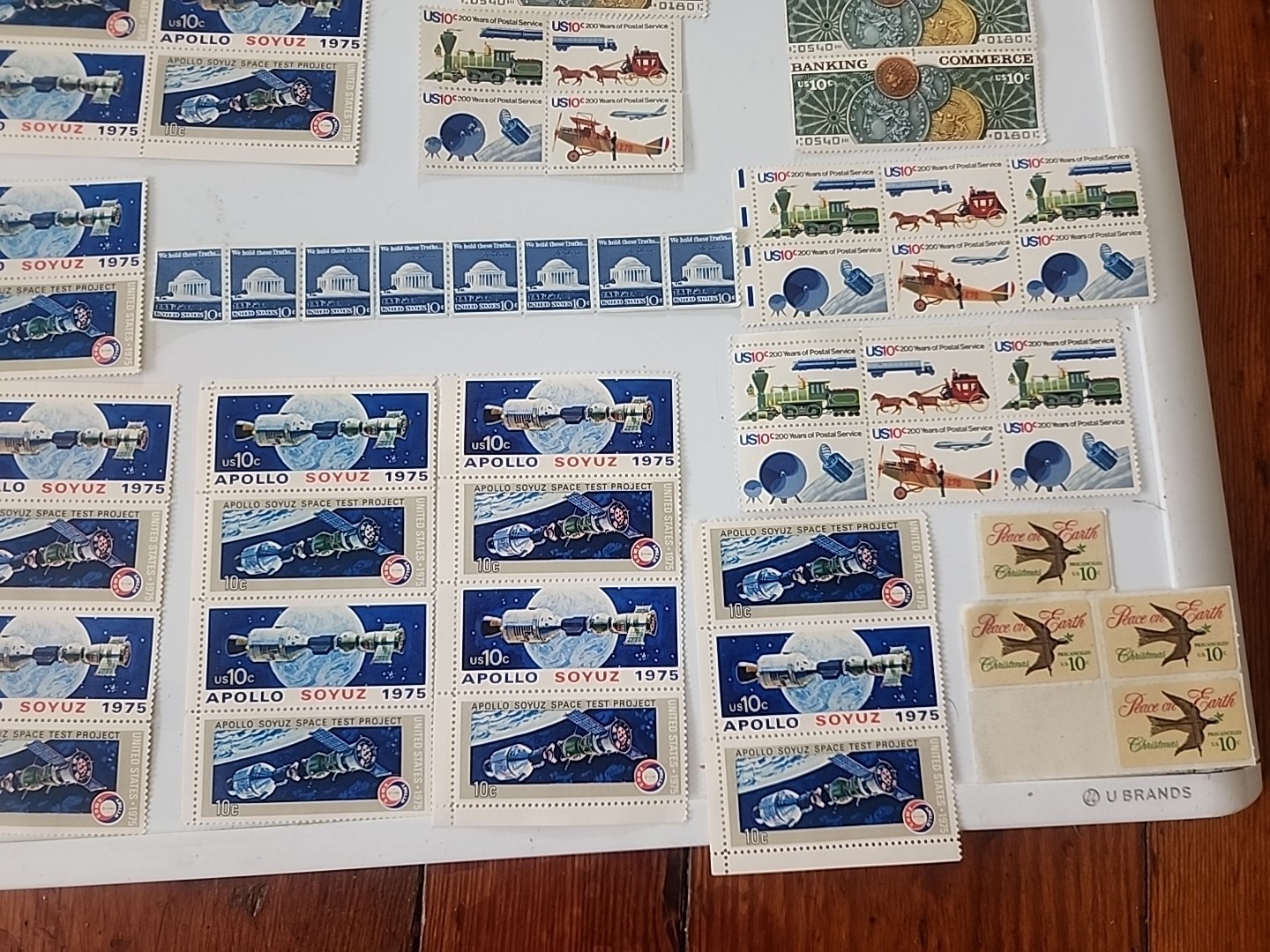 Vintage Lot of 105 Unused 10 Ten Cent U.S. Post Office Postage Stamps