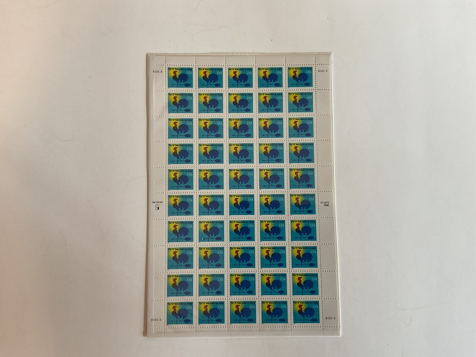 USPS 1998 H Stamp