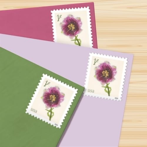 Fringed Tulip 2024 1-Cent () Denominated Mail-Use Additional Strip of 100