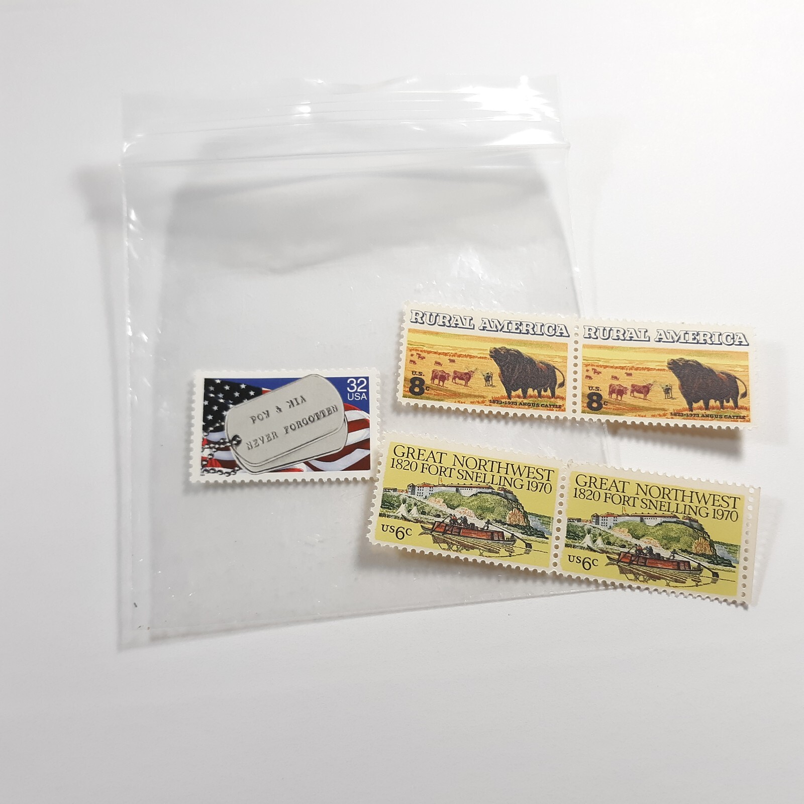 $12 Worth of Useable Not Cancelled US Stamps Postage Random Mixed Lot