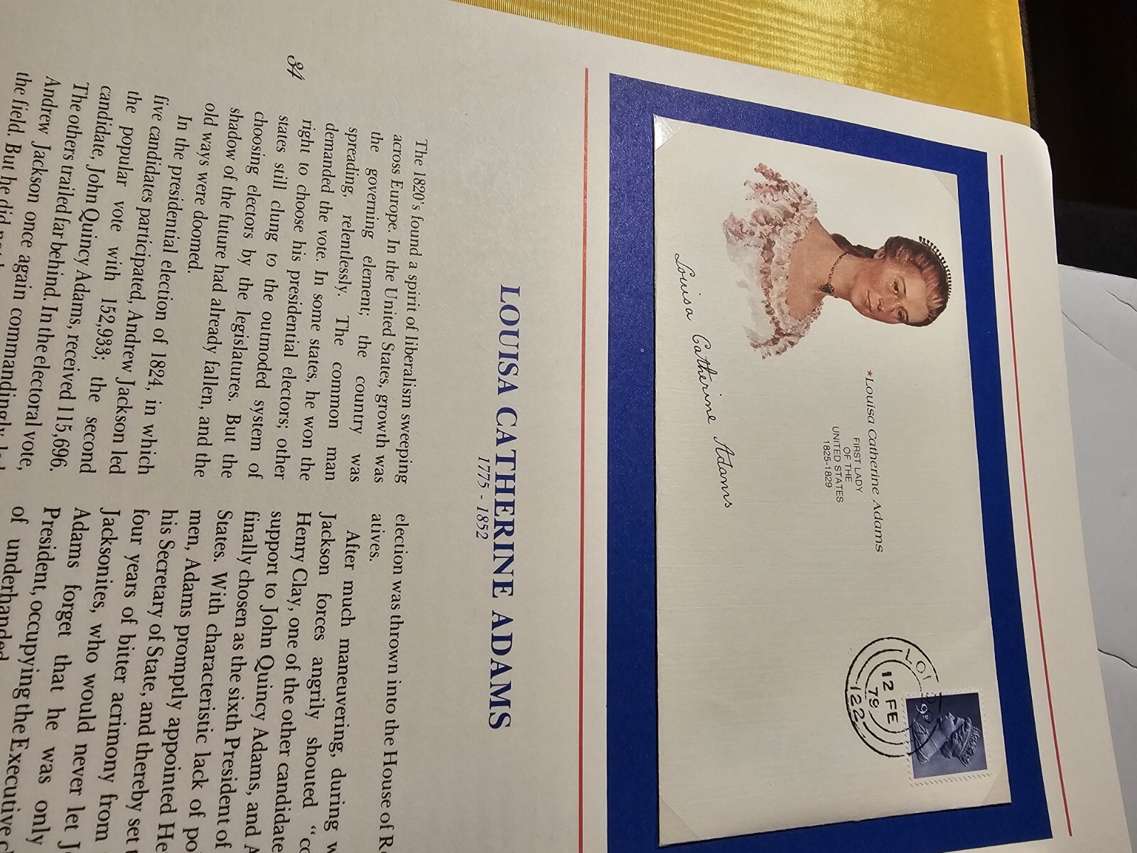 First Ladies Of United States Of America FDC Collection Album