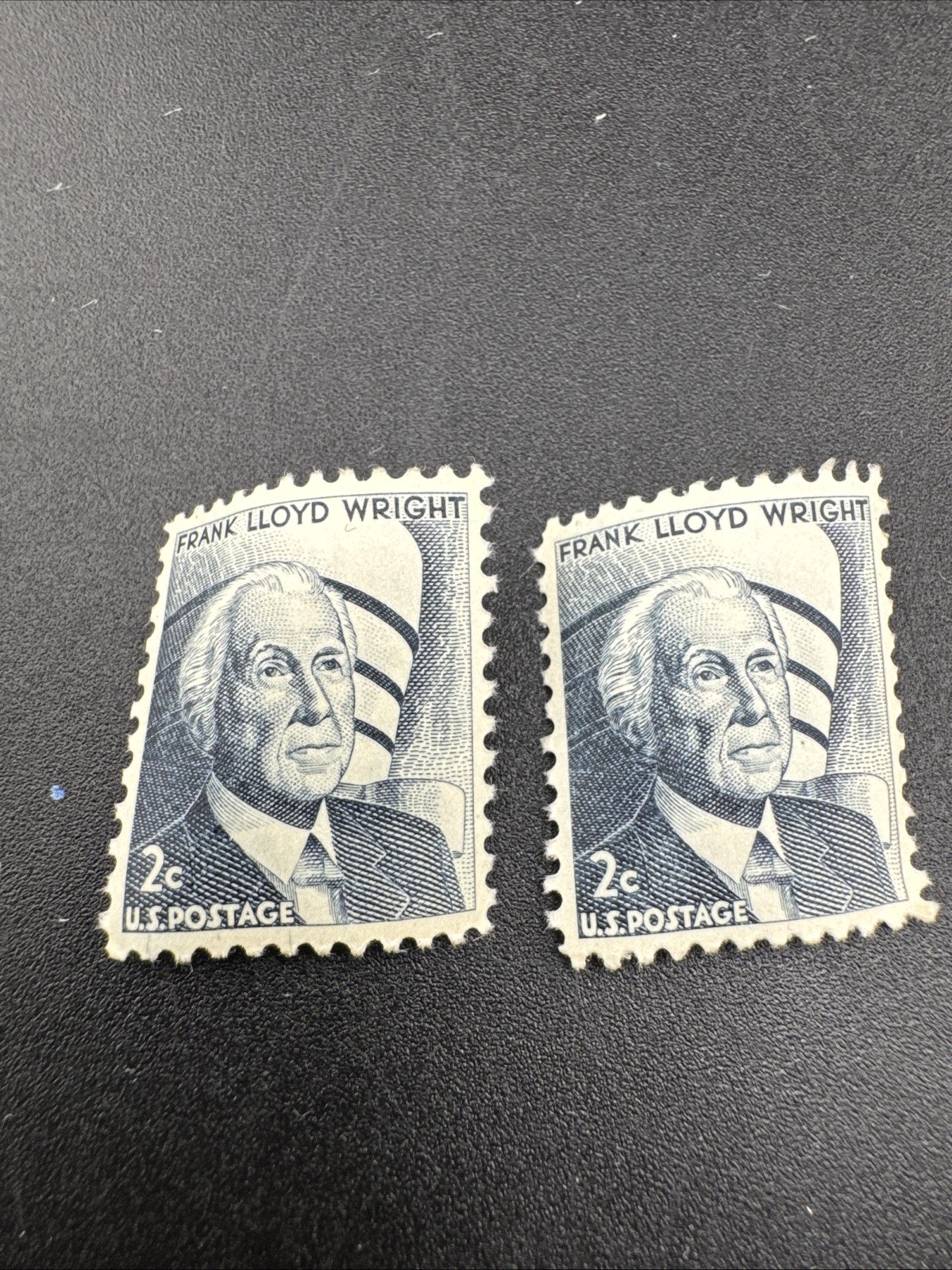 Rare 1966 Frank Lloyd Wright 2 Cent U.S. Postage Stamp –Mint /Unused Set Of 2 #3