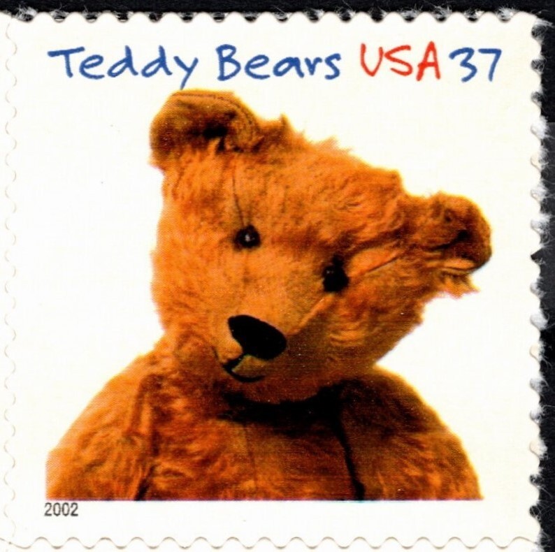 USA 2002 TEDDY BEARS BLOCK OF FOUR SC 3653-3656 FOUR DESIGNS MNH