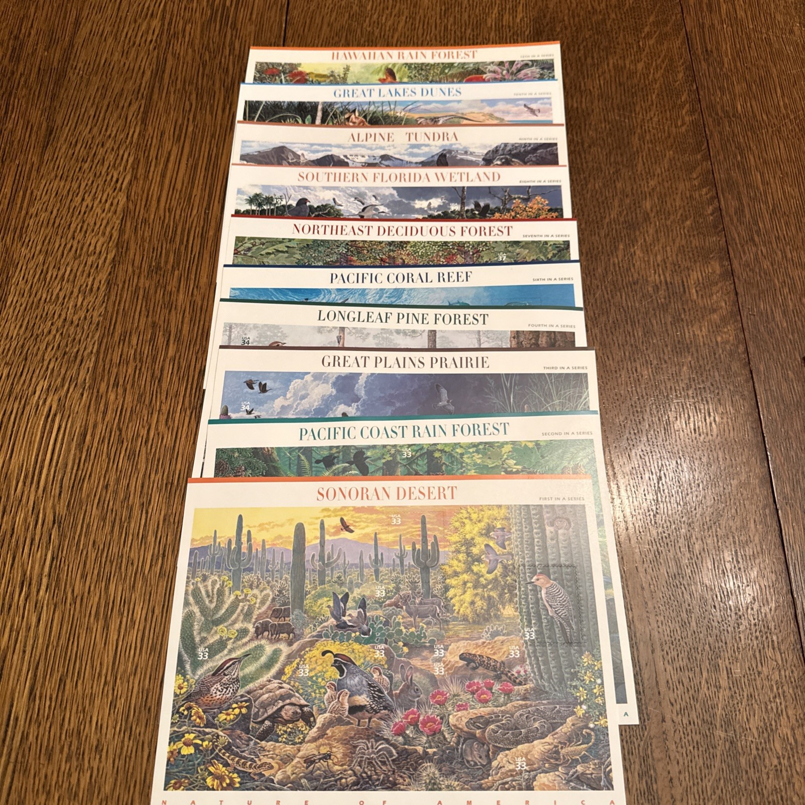 Set of 10 Full Sheets: LEGENDS OF AMERICAN MUSIC SERIES, US Postage Stamps, USA