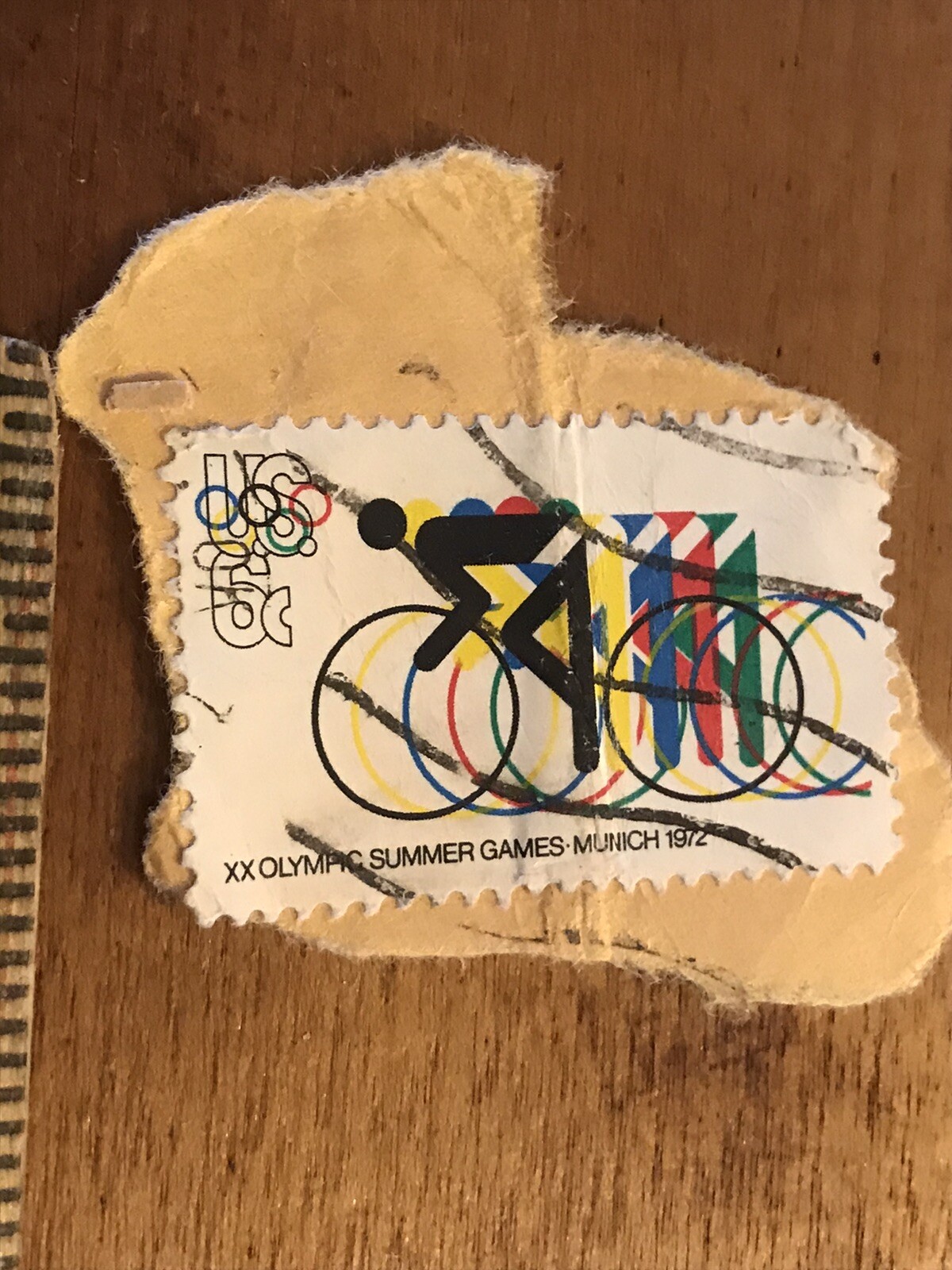 US 6 Cent Olympic Summer Games 1972 Munic Used Cycling