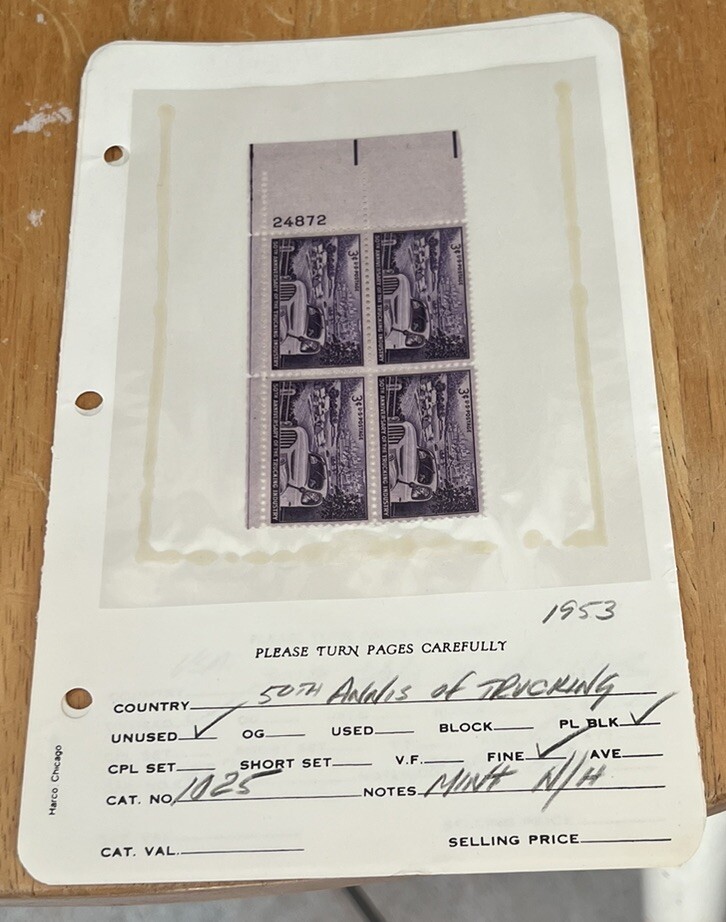1952-1954 US STAMPS MANY DIFFERENT ALL APPEAR TO BE IN EXCELLENT COND 48 IN ALL