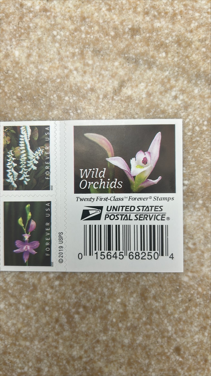 100 USPS Wild Orchids Forever Stamps 2019 Scott #5457 Mint NH
