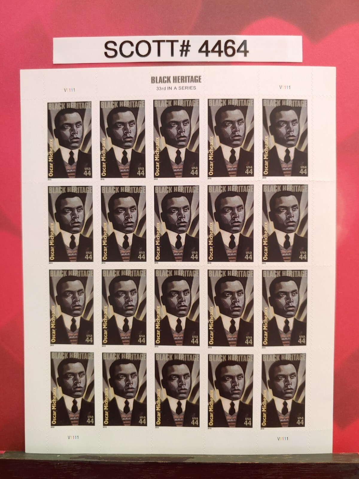 Scott # 4464 Black Heritage Oscar Micheaux – USPS Postage Stamps