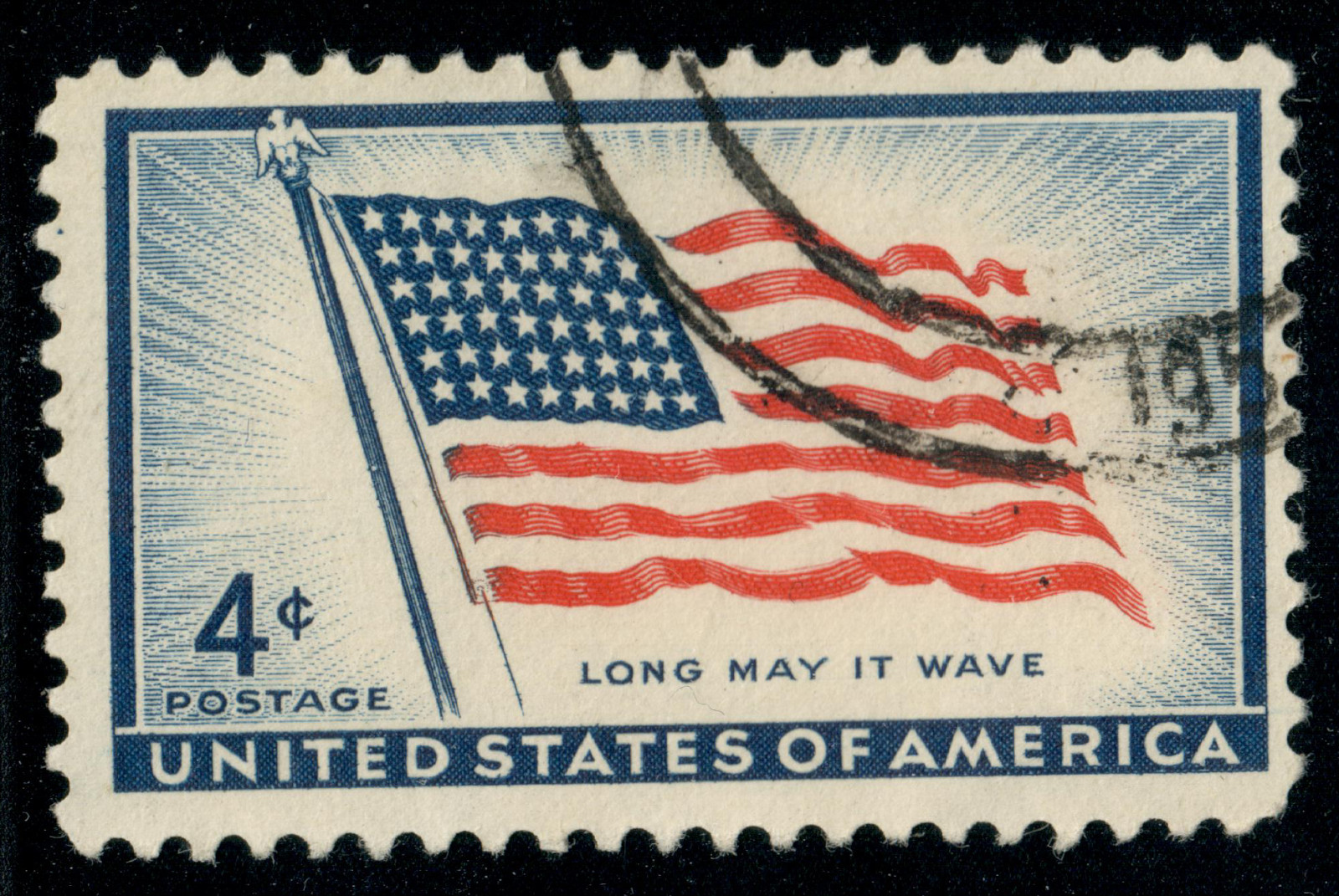 USA – 1957 – The 100th Anniversary of the American Flag – 4¢ – #2999