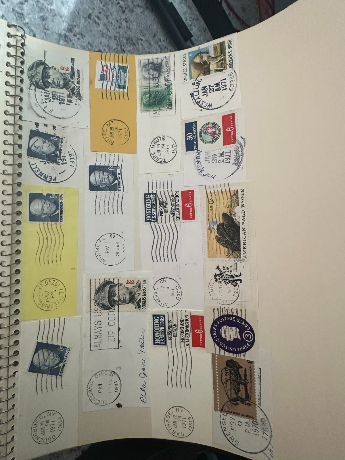 Unique collection of Post Office marks from the USA, Hong Kong other countries