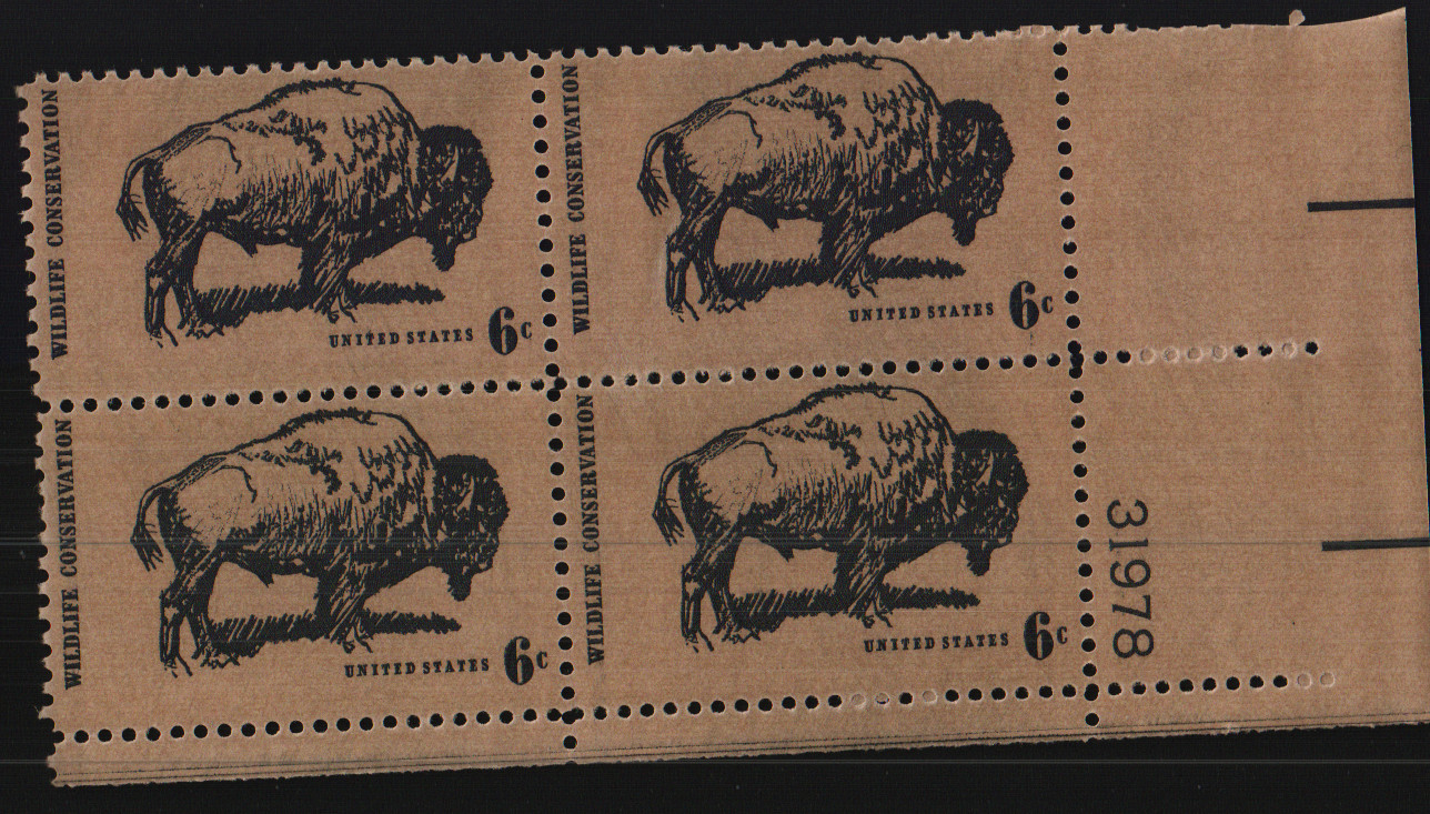 1970 6c Wildlife Conservation Block of Four Scott #1392 ST200