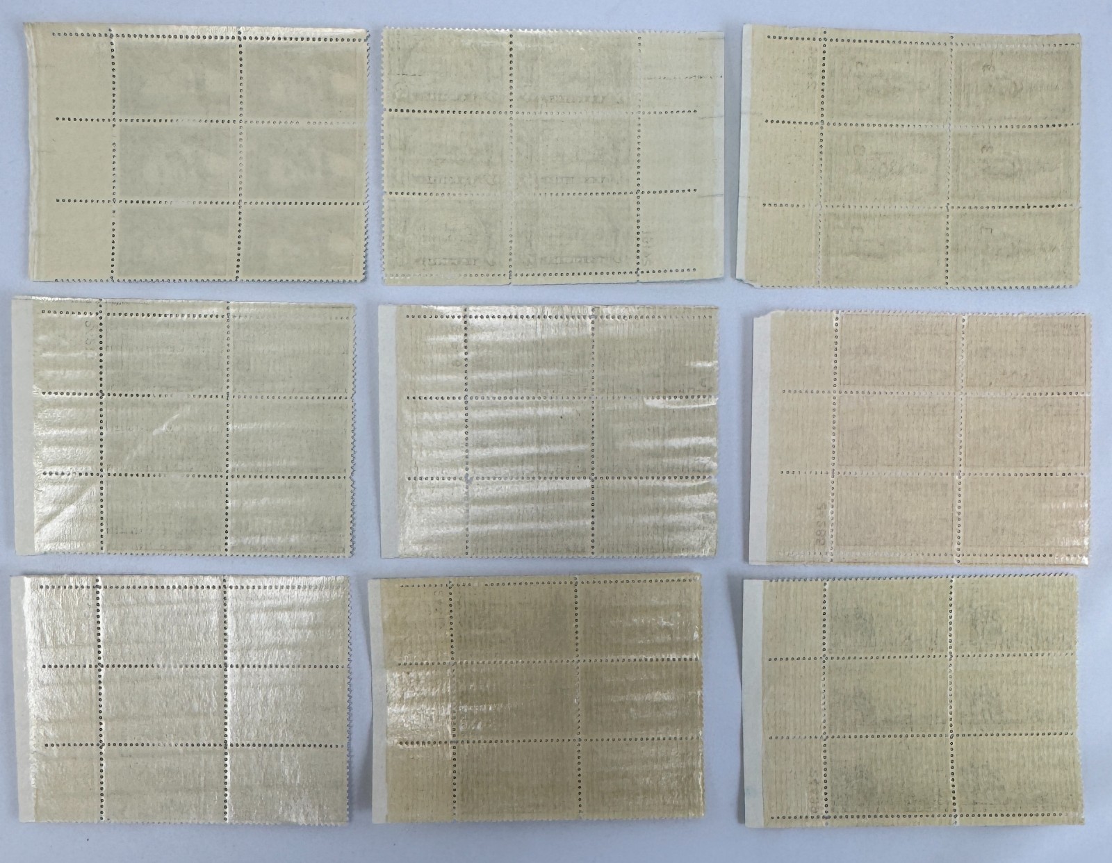 Vintage stamps US Plate Blocks 1950 to 1951 MNH Commemorative Stamps Scott 986