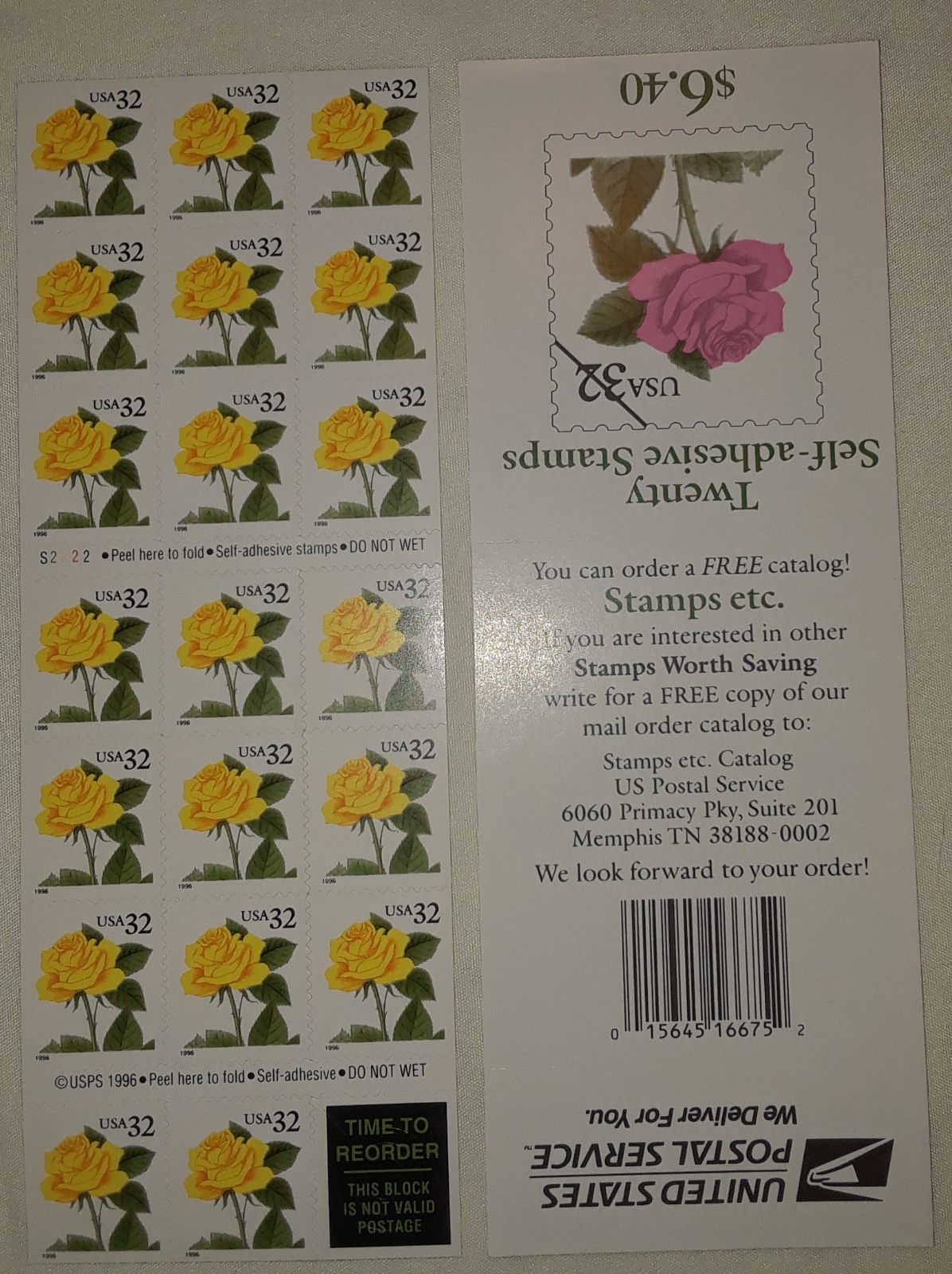 Three Booklets x 20 = 60 of MADONNA & CHILD by Gossaert 37¢ US Stamps. Sc 3820a