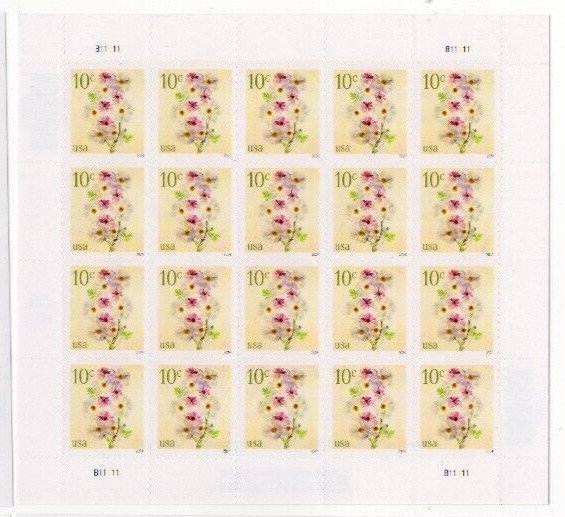 USPS Flowers Poppies & Coneflowers Sheet of 20 Stamps – MNH (5901)