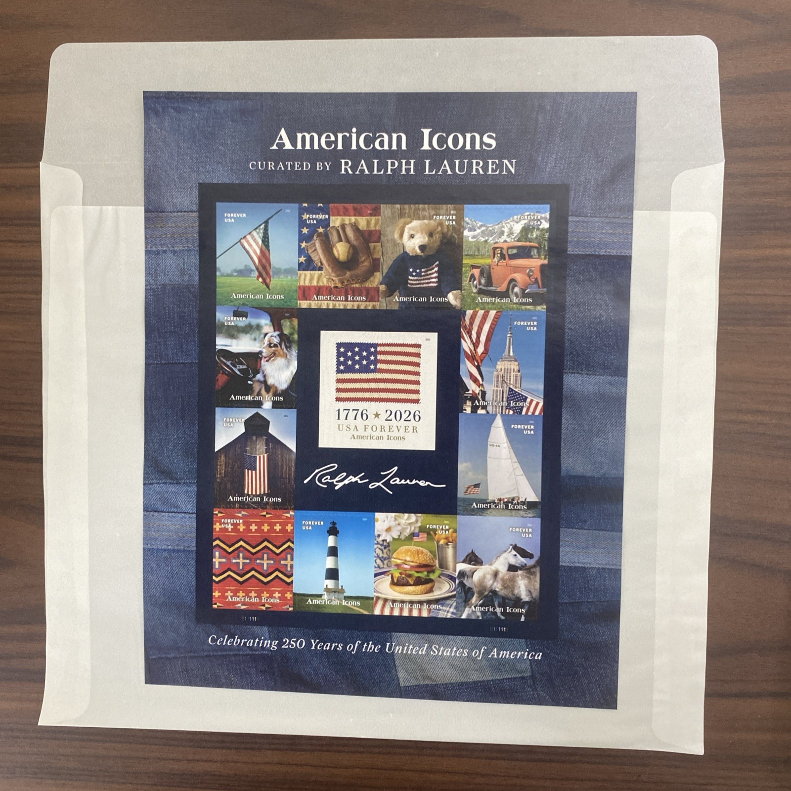 American Icons By RALPH LAUREN (2026) Forever Stamps – Collectible USPS