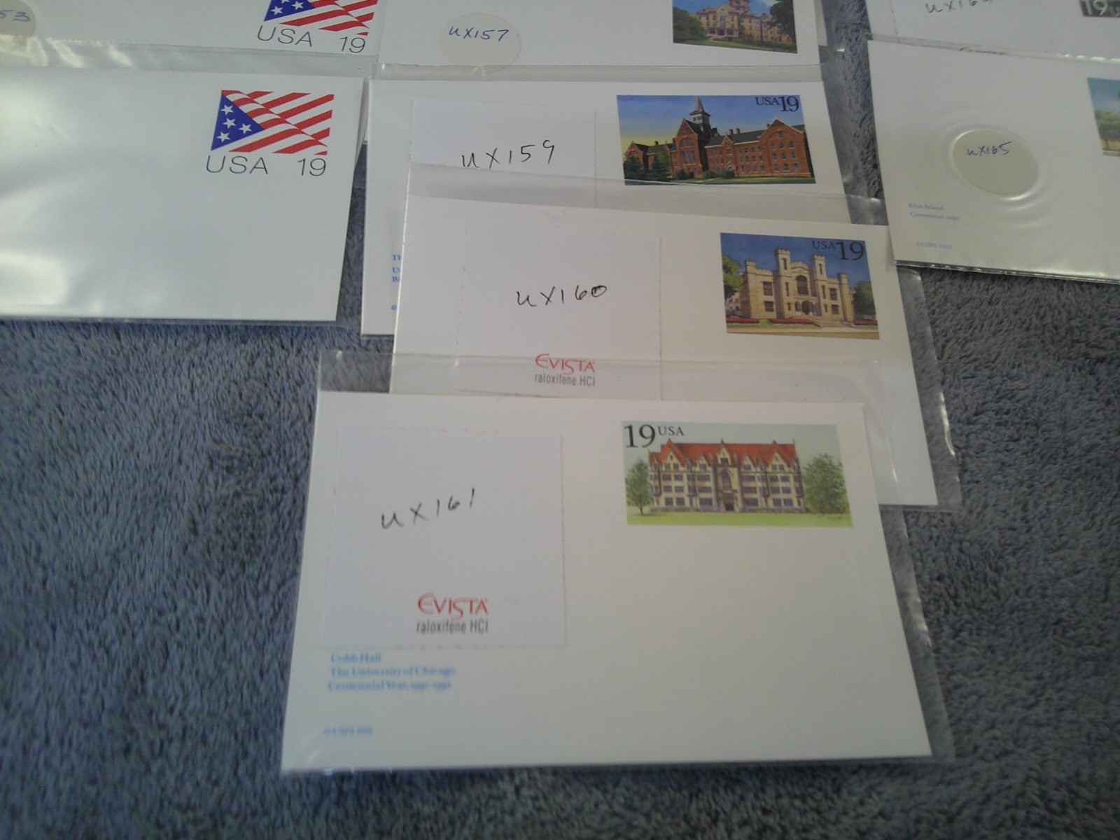 U.S. 19 CENT POSTAGE POSTCARDS – Lot of 13 Unused