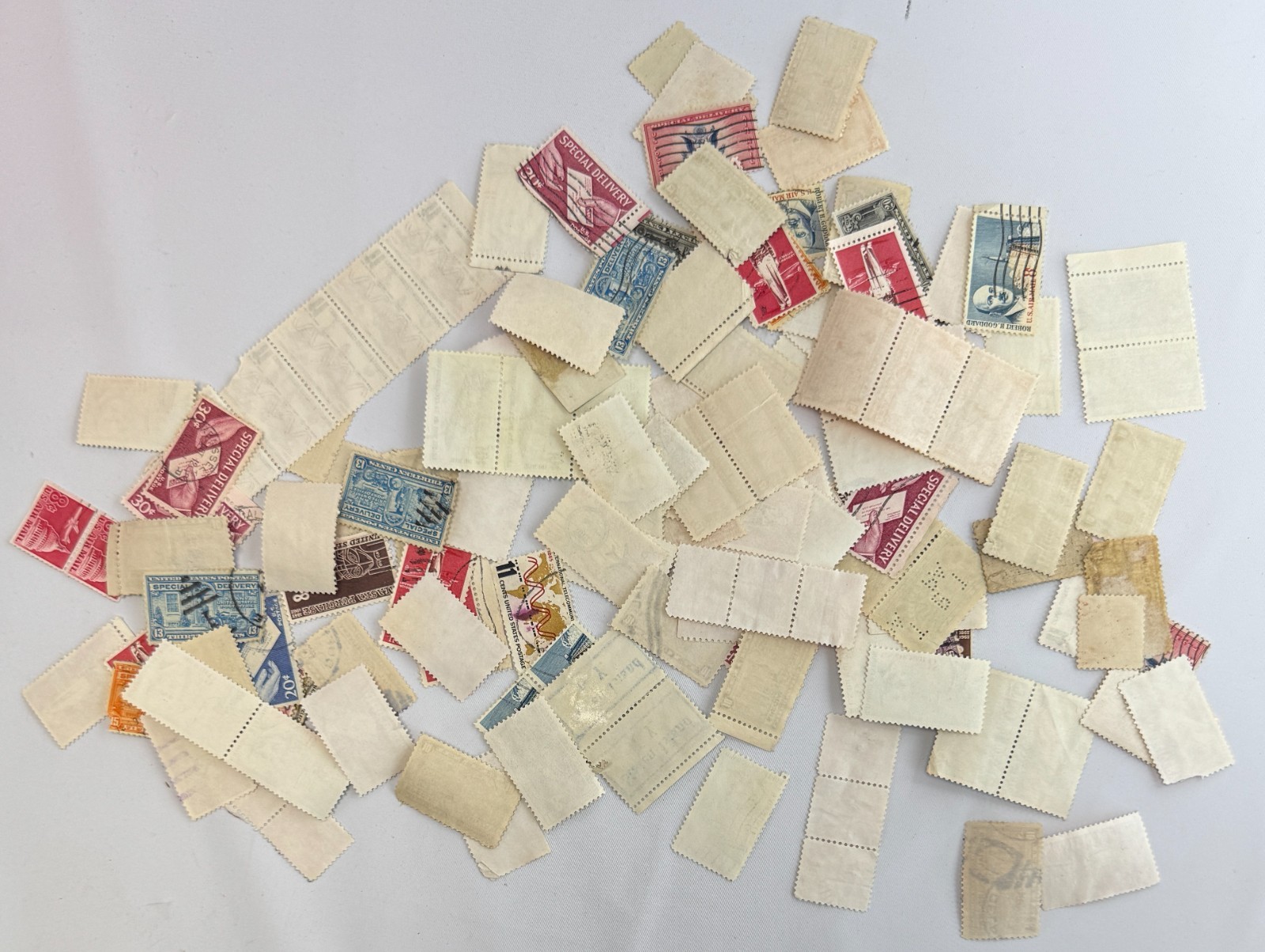 Vintage US Airmail and Special Delivery Stamp Lot 100+ Used Transportation