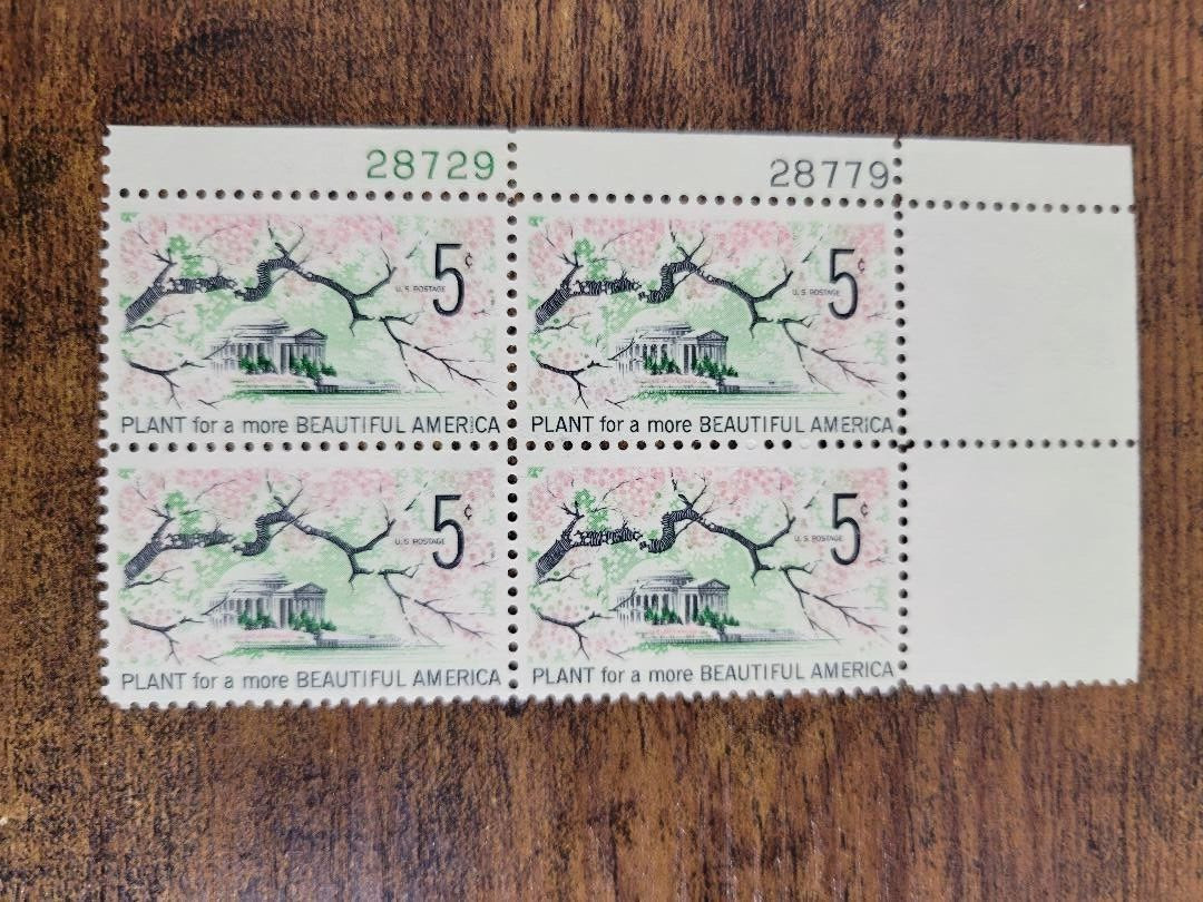 USPS Plant For A More Beautiful America 5 Cent Stamps