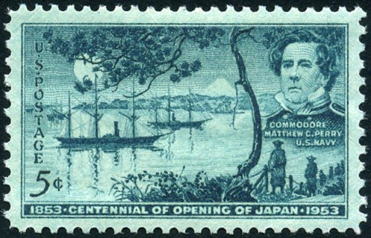 USA 1953 – The Opening of Japan Centennial Issue, 1853-1953 – MNH Stamp/Sc.#1021