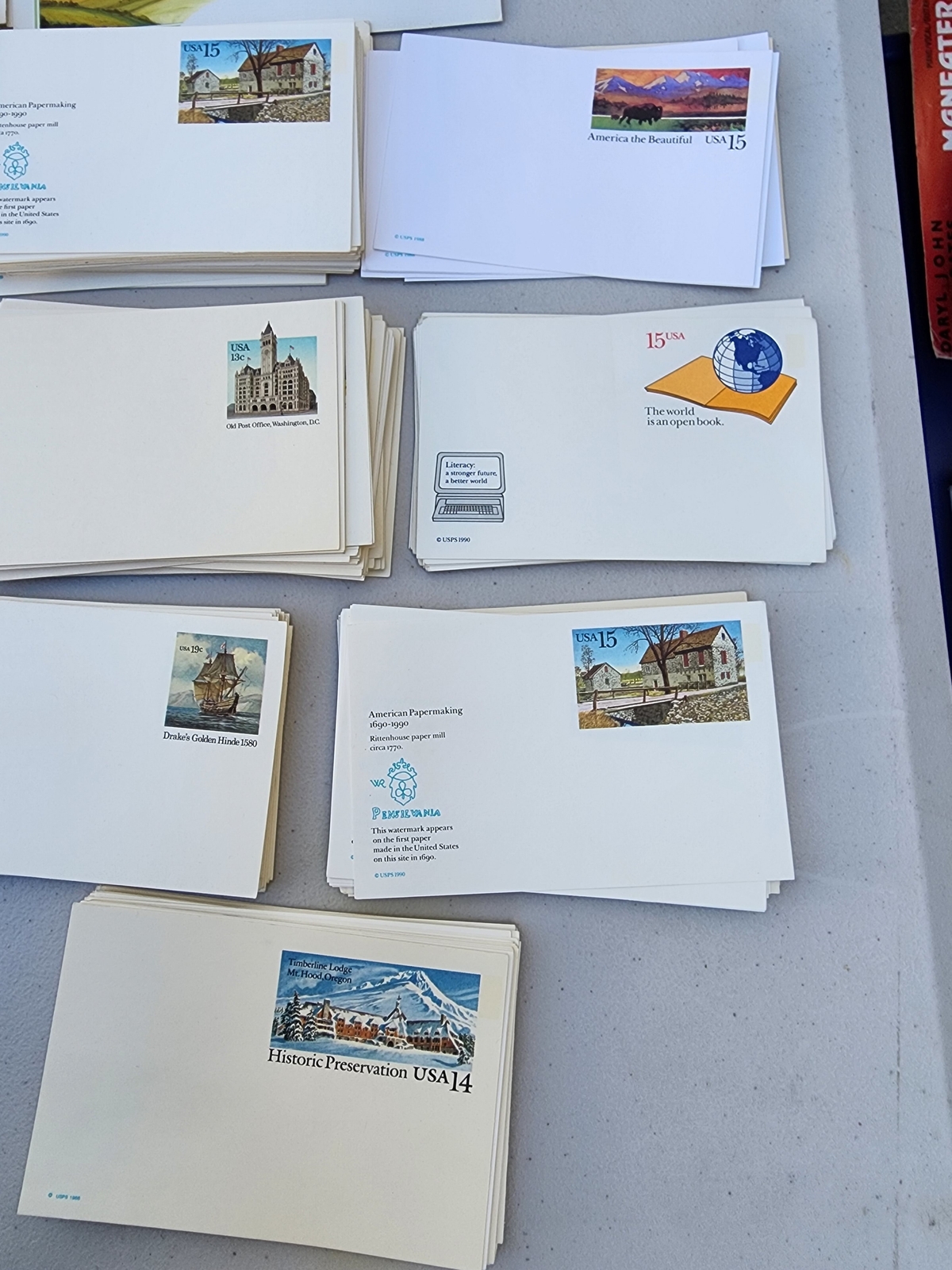 Lot of USPS USA Postage Pre-Stamped Envelopes & First Day of Issue FDC