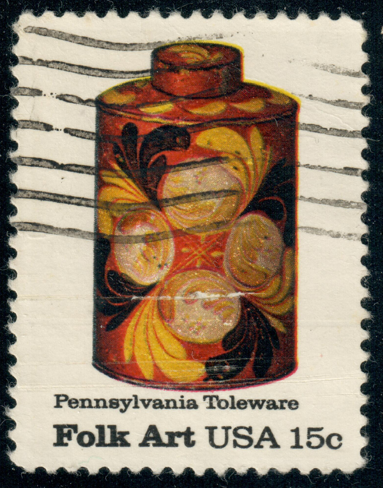 USA – 1979 – American Folk Art – Pennsylvania Toleware – 15¢ – #3629