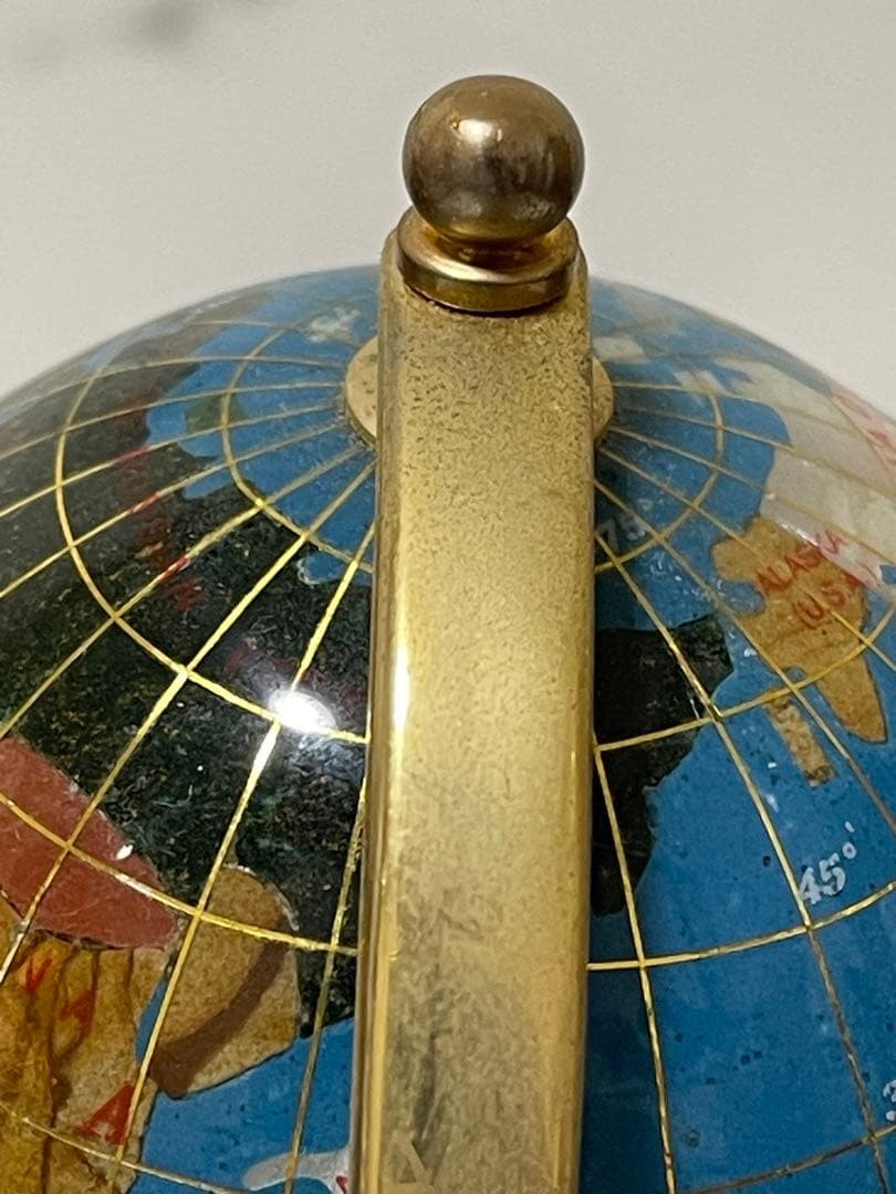 Natural stone globe interior, natural stone, small globe with a height of about