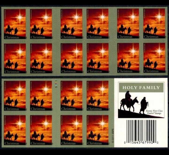 40 FOREVER CHRISTMAS USPS 2 Books HOLIDAY