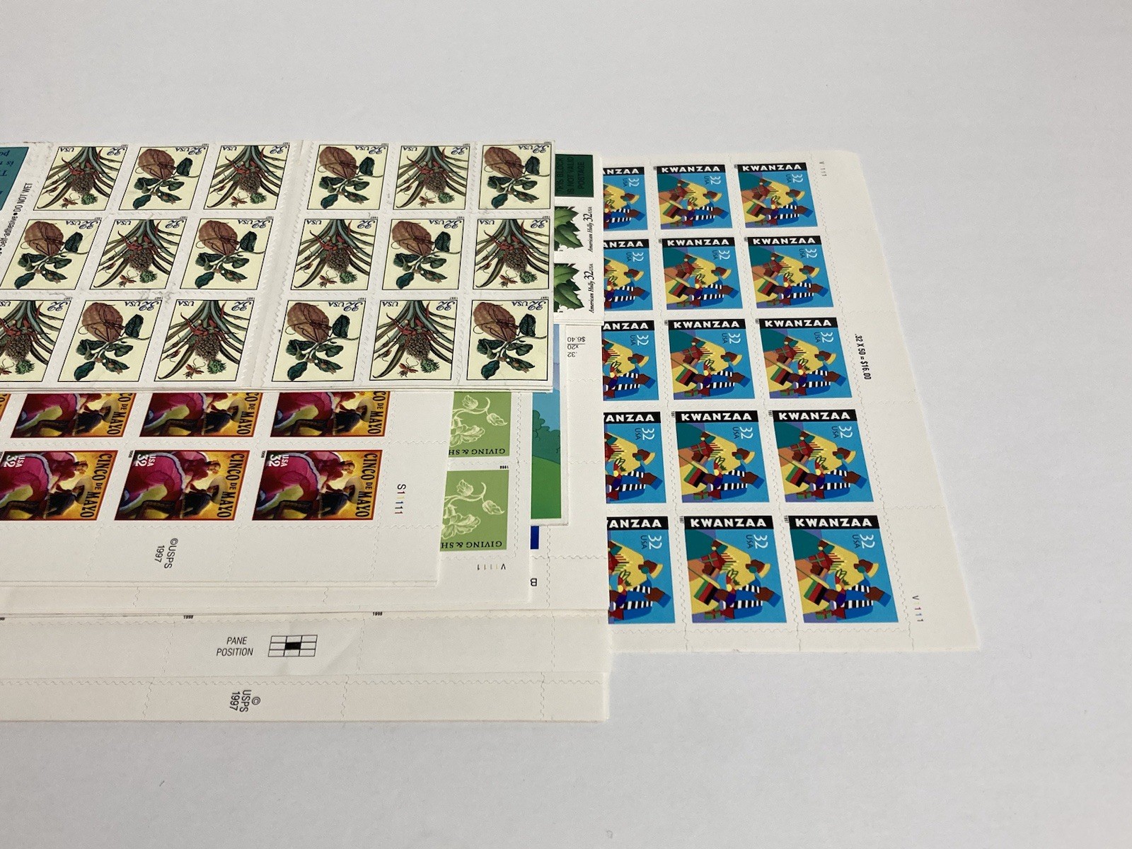 Lot of US Stamp 32 Cent Booklets with Face Value of $211.20