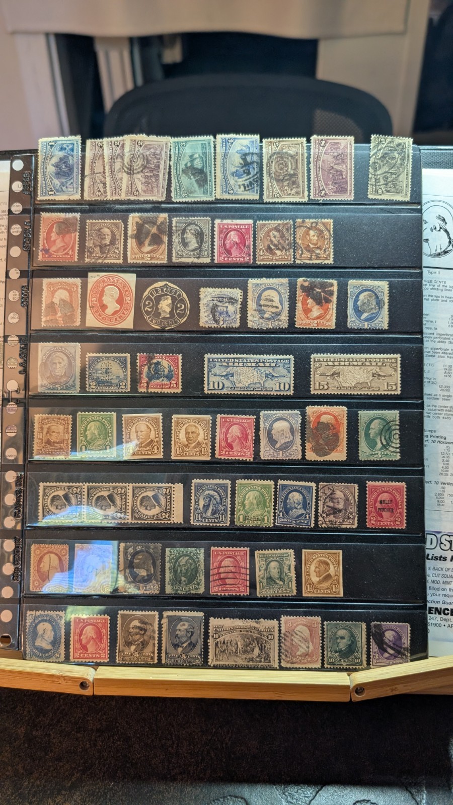 USA #63 – 237 Mix. Mnh , MH U, Faults. Cat $680.