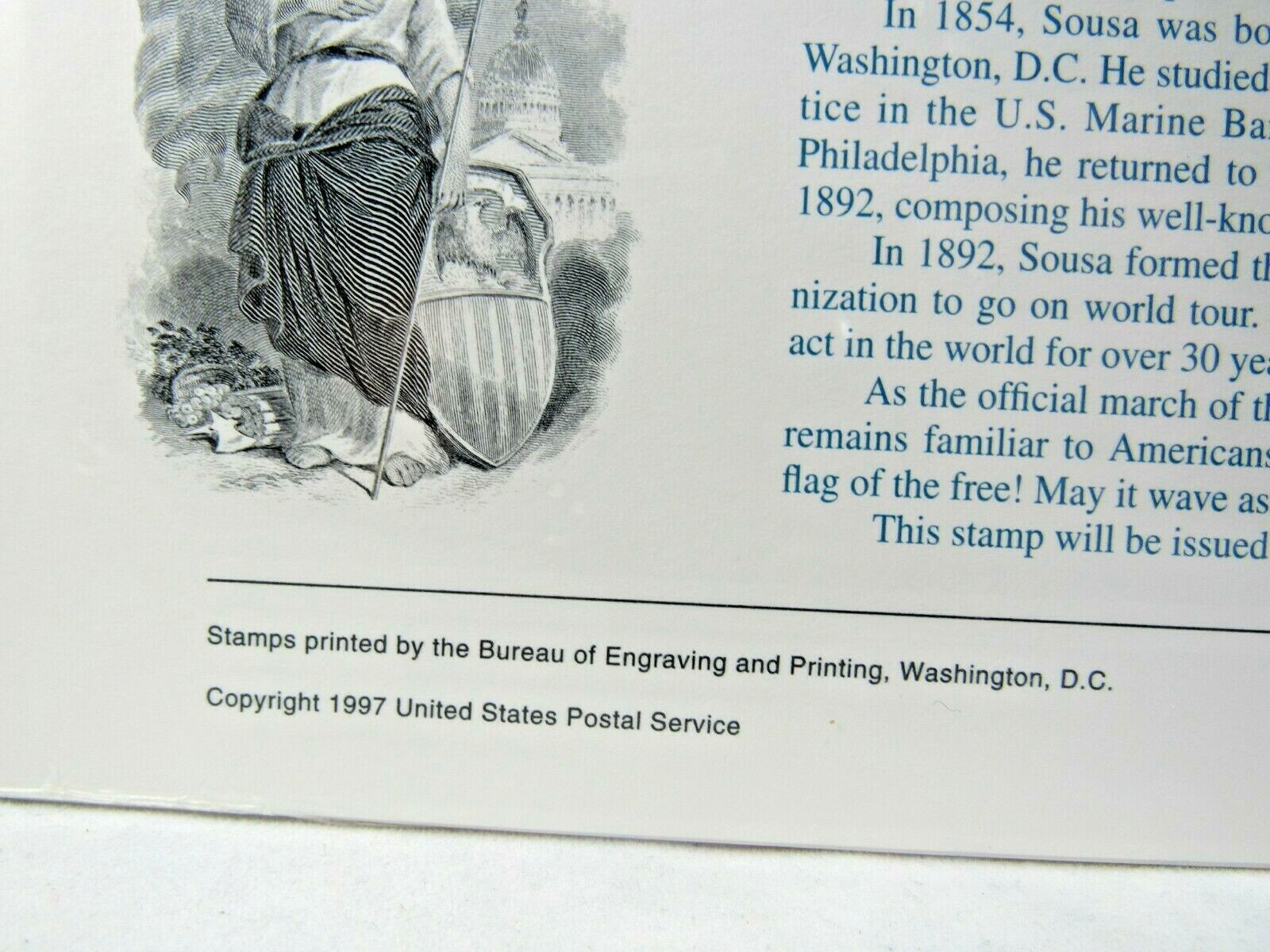 1997 start & stripes forever US Postal Stamps American Commemoratives