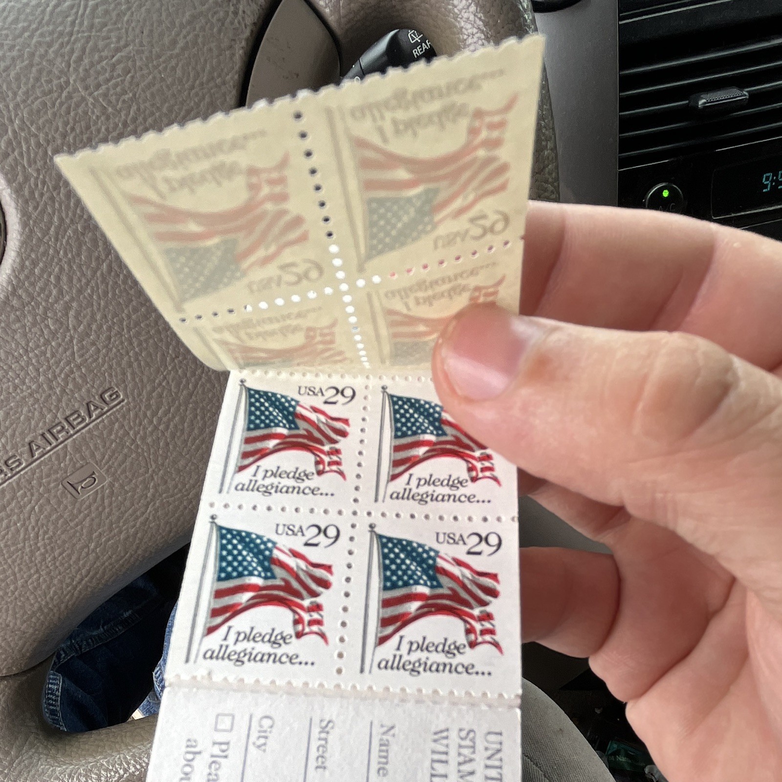 USPS 29c Pledge of Allegiance American Flag Booklet of 20 Stamps $5.80