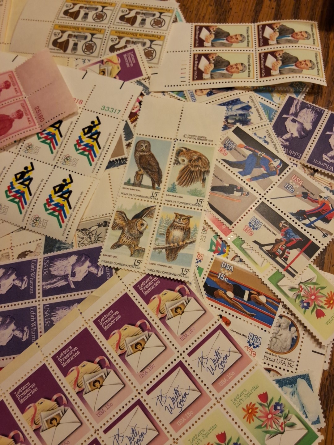 $145.00 ++ FV Unused U.S. 15 Cent Stamps MNH Take A Look + Free Ship