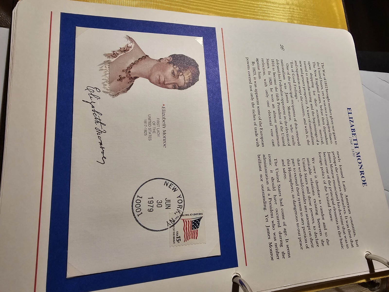 First Ladies Of United States Of America FDC Collection Album