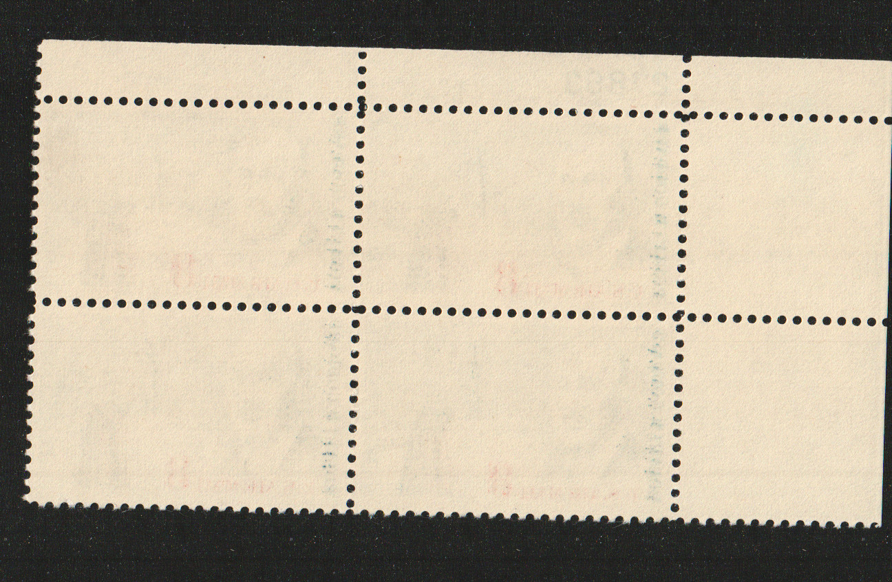 1964 5c American Music Block of 4 Scott #1252 ST016