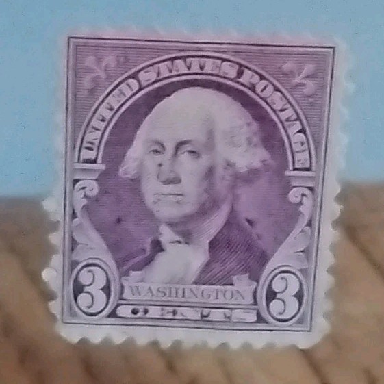 United States 3 Cent Violet Washington Used Postage Stamp Single