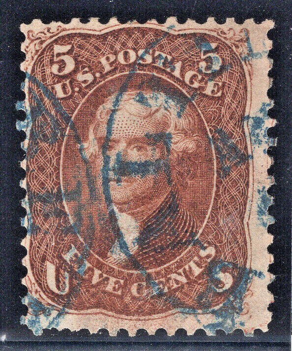 US Stamps Scott #75, Used, 1863. Scott: $425.